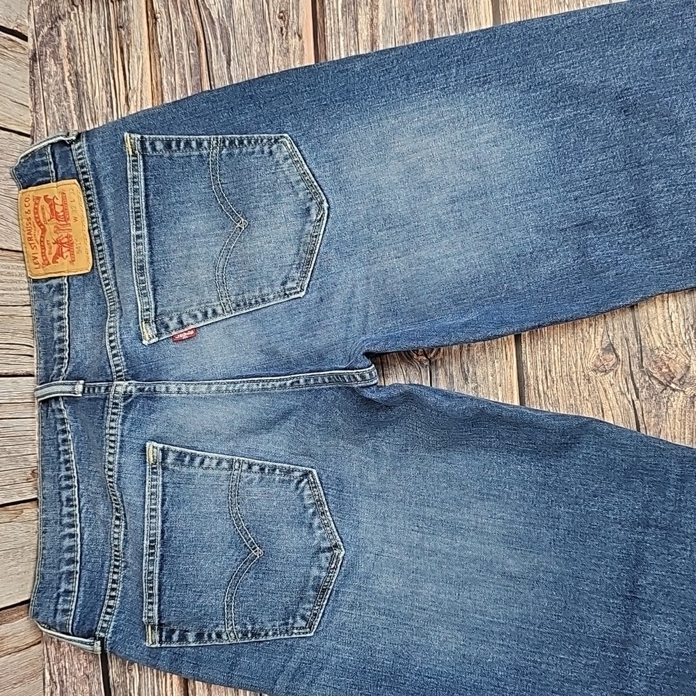 LEVI'S 541 ATHLETIC FIT DENIM BLUE JEANS - Picture 5 of 13